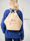 Рюкзак женский Lanotti 8052/светло-коричневый
