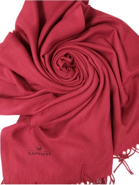 Палантин Pashmina женский Lanotti/Бордовый